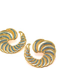 Turquoise Snail Earrings | Porterist