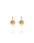 Golden Pole Star Earrings