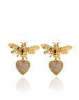 Bee Earrings Flying To Love | Porterist