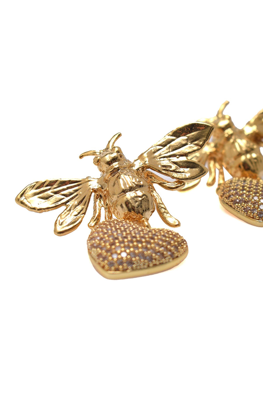 Bee Earrings Flying To Love | Porterist