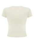 Slim Fit Cream T Shirt  - Porterist 2