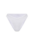 Eros Mid - rise Bikini Bottom White | Porterist