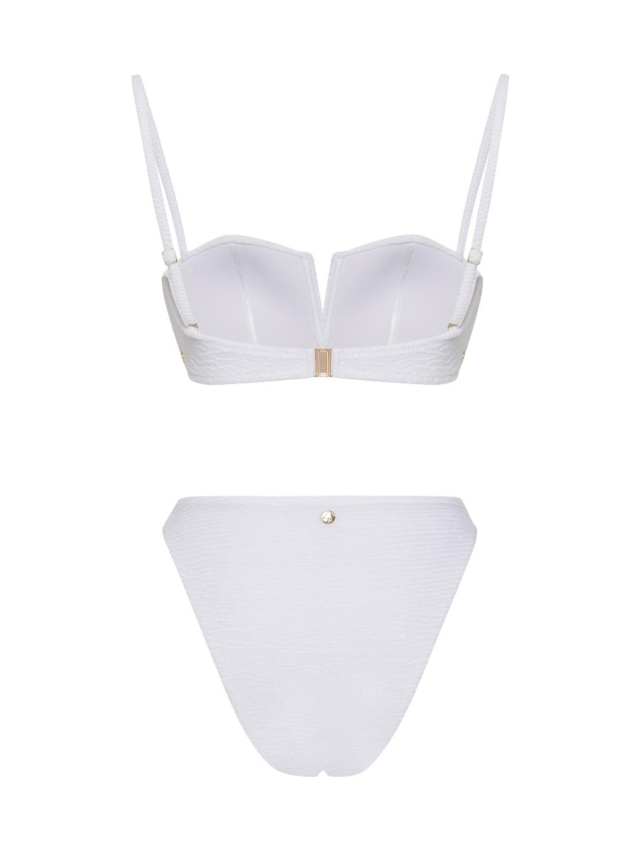 Eros Mid - rise Bikini Bottom White | Porterist