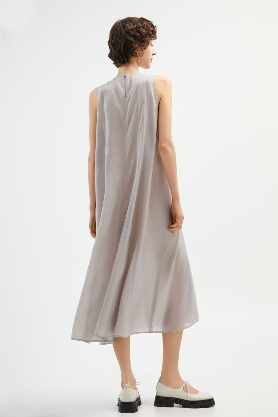 Earth Gray Maxi Dress