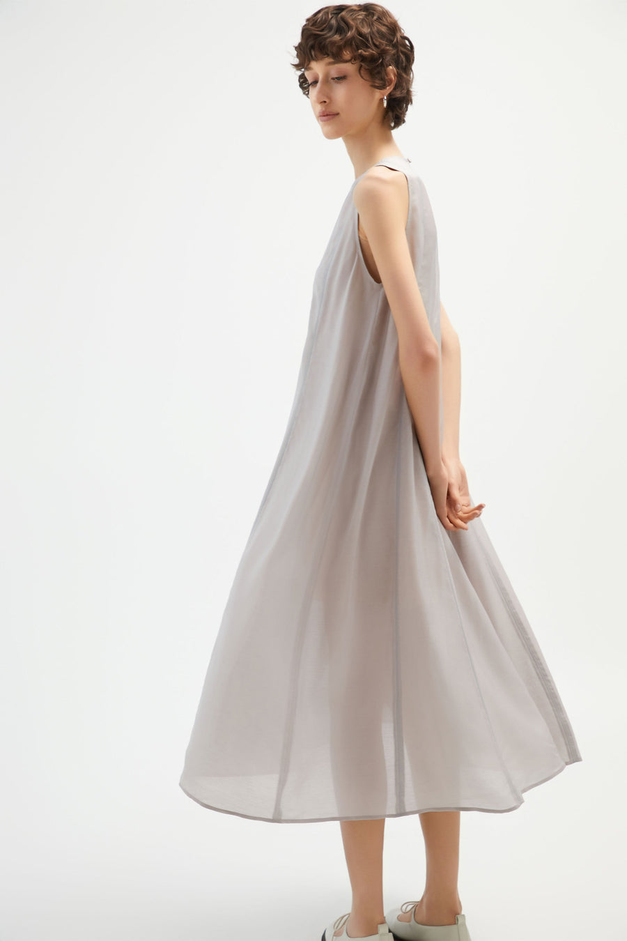 Earth Gray Maxi Dress
