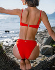 Eros Bikini Bottom Red | Porterist