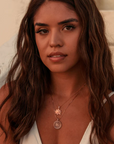 Awakened Lotus Necklace Rose Gold