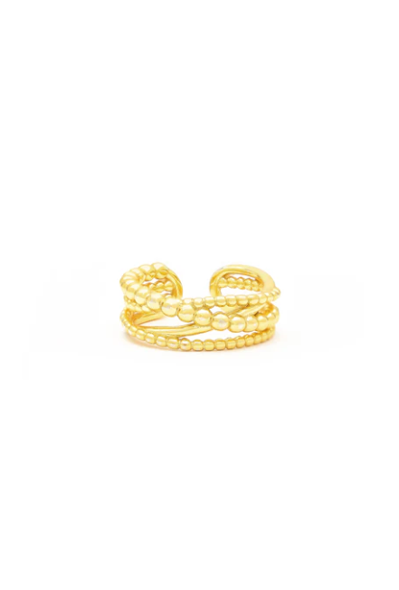 Multi-layer Beaded Ring