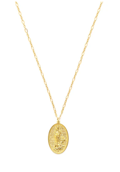 Quan Yin Goddess of Compassion and Mercy Necklace