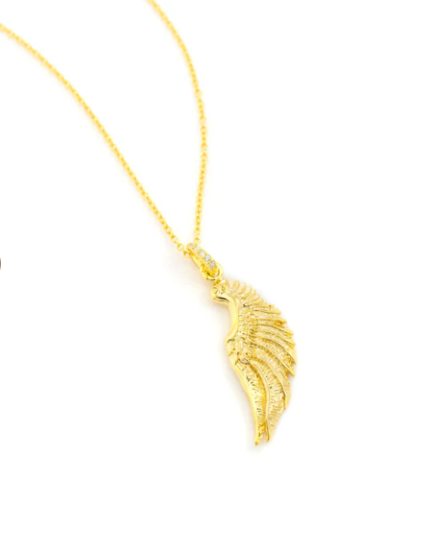Angel Wing Necklace 18k Gold