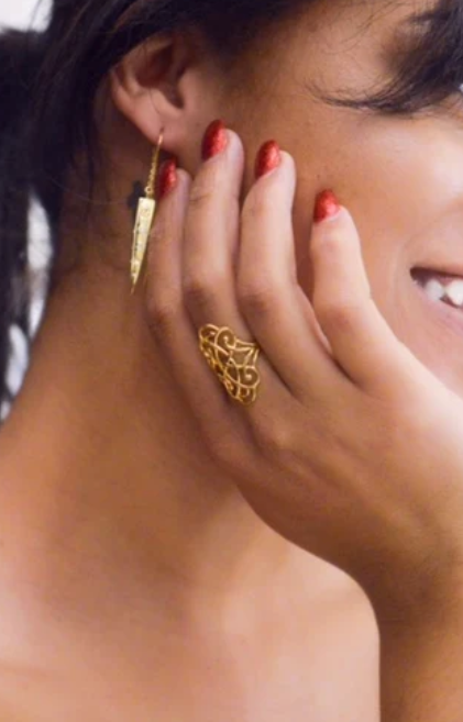 Infinite Love Adjustable Ring 18k Gold