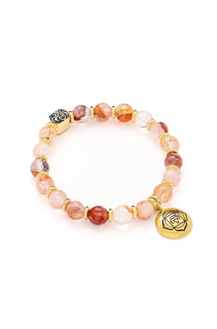 Root Chakra Activation Bracelet Red Fire Quartz