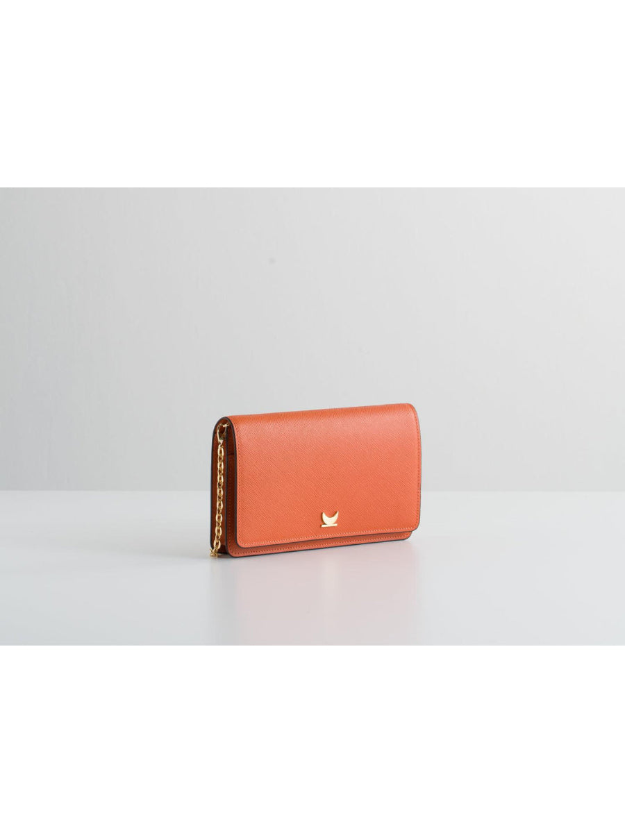 Ela Flap Bag - Orange | Porterist