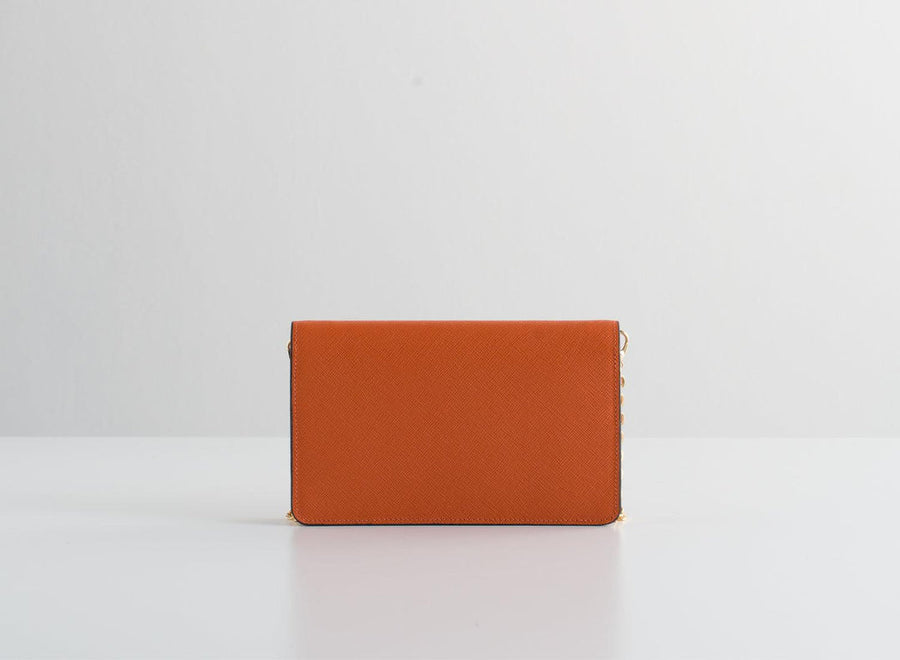 Ela Flap Bag - Orange | Porterist