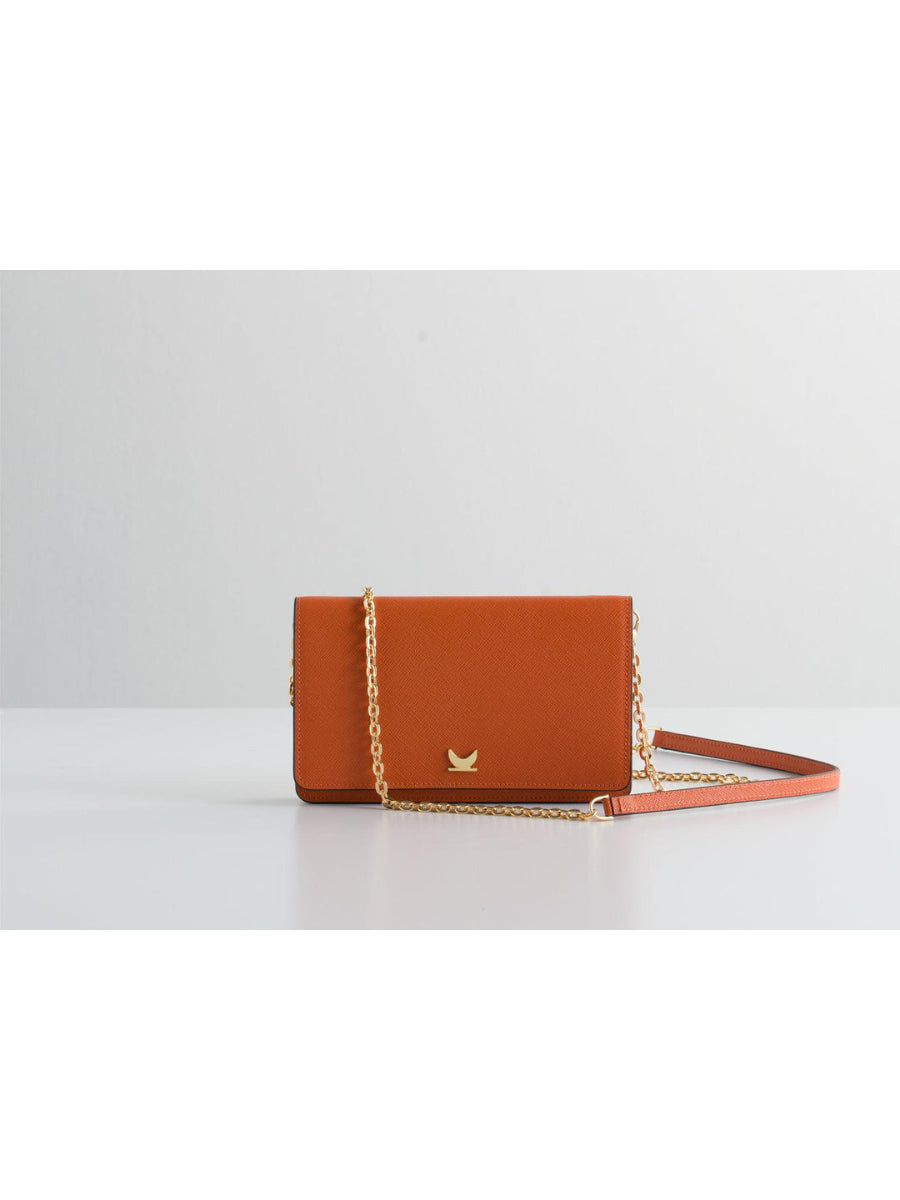 Ela Flap Bag - Orange | Porterist