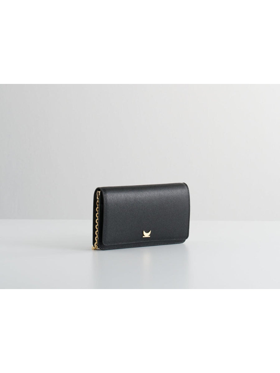 Ela Flap Bag - Black | Porterist