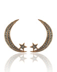 Diamond Crescent Earrings | Porterist