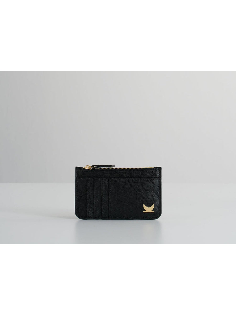 Eva Credit Card Holder - Black | Porterist