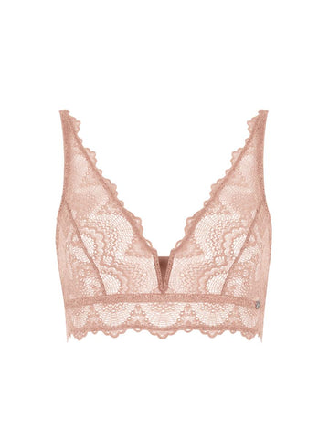 Flame v Detail Bralette Pink | Porterist