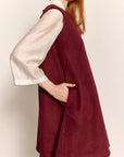 Jackie Shift Dress Red Wine | Porterist