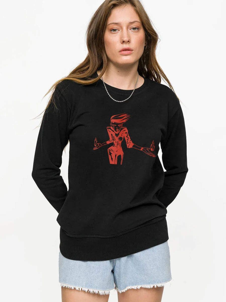 Firewall Woman Sweatshirt - Black | Porterist