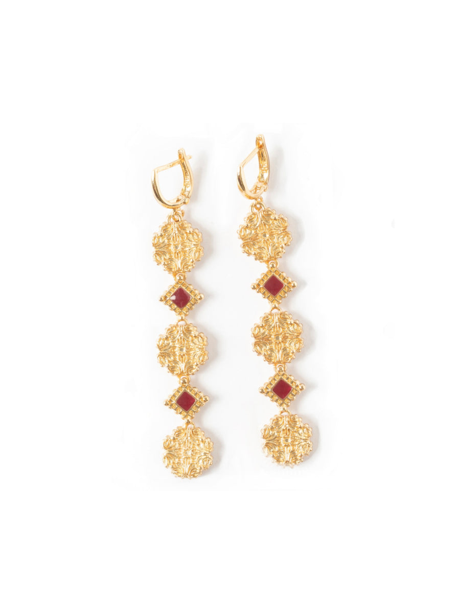 Galla Placidia Square Earrings | Porterist