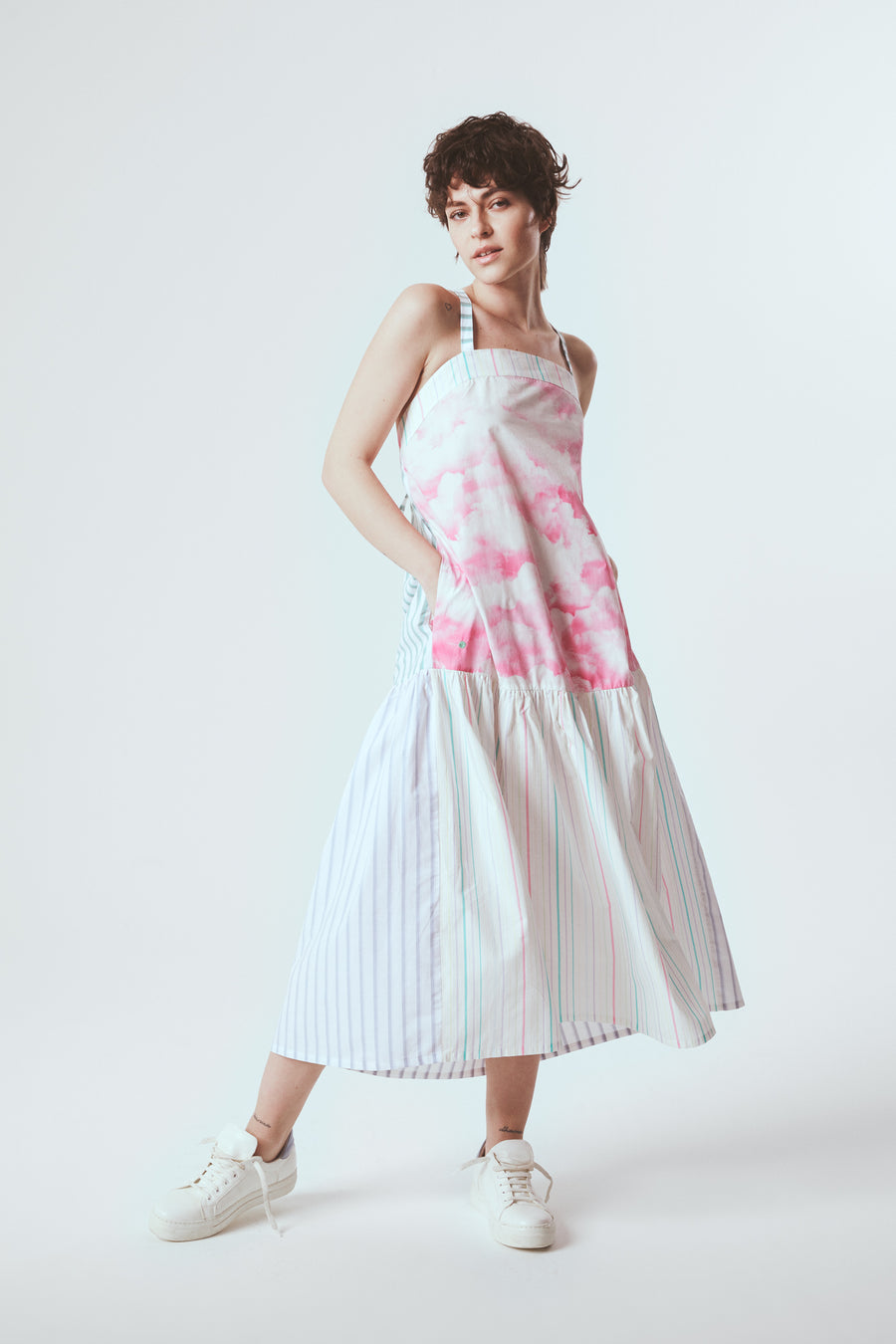 Multicolor Poplin Picnic Dress No13 | Porterist