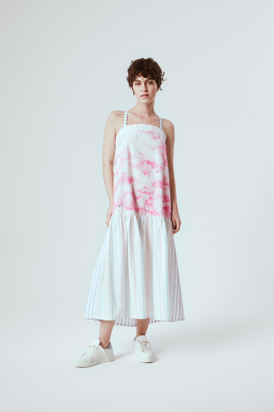 Multicolor Poplin Picnic Dress No13 | Porterist