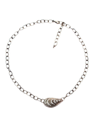 Galene Silver And Rhodium - plated Necklace | Porterist