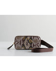 Gina Crossbody Bag - Brown Snake Print | Porterist