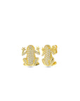 Gold Miss Frog Earrings | Porterist