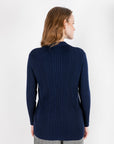 Azade - Navy Blue Cardigan with Camisole Detail - Porterist 3