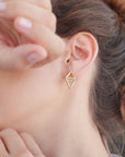 Roda Earrings - Gold - Porterist 2