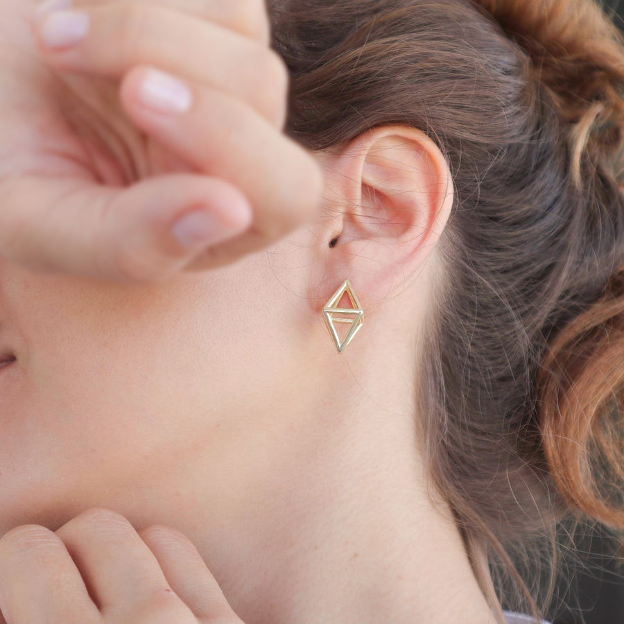 Roda Earrings - Gold - Porterist 2