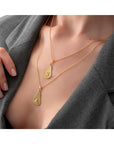 Initial Necklace Gold | Porterist