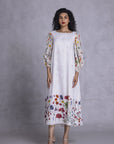 Lavender Boat Neck Dress