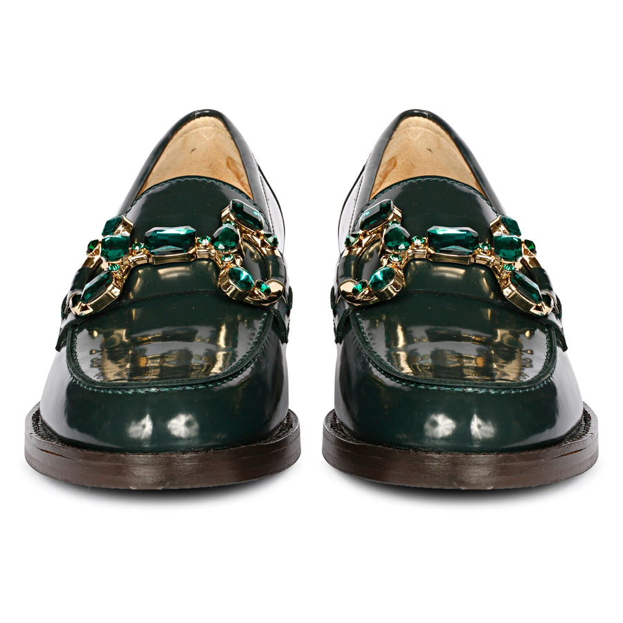 Saint G Livia Loafers Footwear Green 