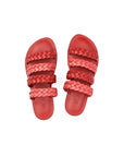 Red Pink Sea Genuine Leather Sandals | Porterist