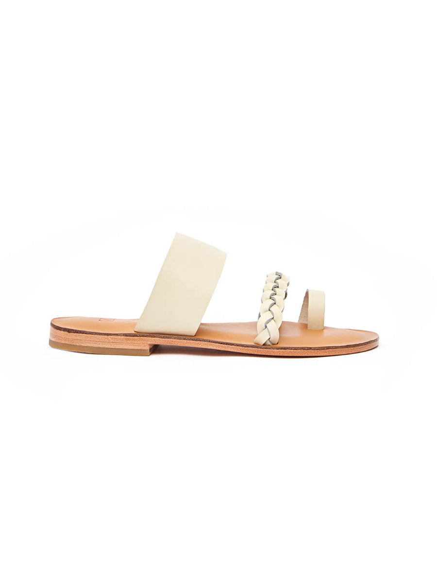 Cream Sand Genuine Leather Sandals | Porterist