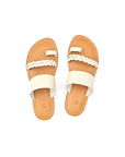Cream Sand Genuine Leather Sandals | Porterist