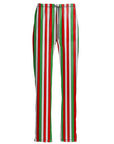 The Sharon Keyser Collection - Let's Gooo! B&W Velvet Satin Pants