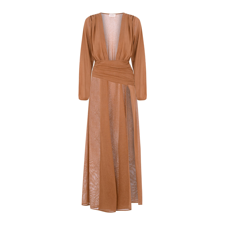 Linda Ginger Deep v Dress | Porterist