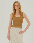 Molly - Camisole Beige Tank Top - Porterist 4