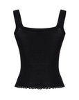 Molly - Camisole Black Tank Top - Porterist 3