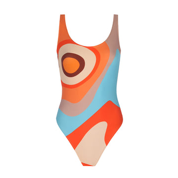 Mars Isohypes Patterned Recycled Swimsuit | Porterist