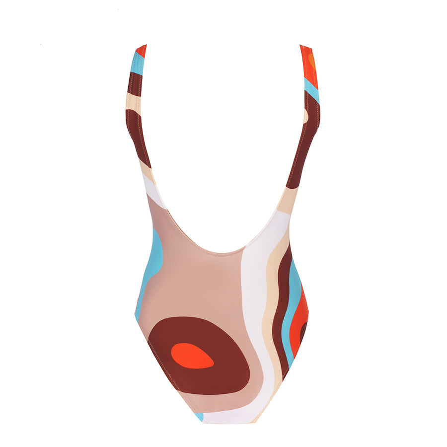 Mars Isohypes Patterned Recycled Swimsuit | Porterist