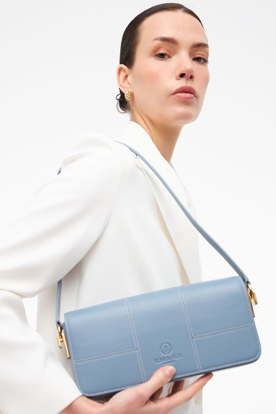 Blue T - line Baguette Bag | Porterist