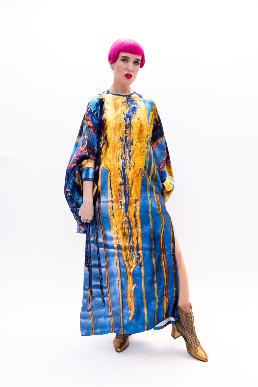 Blue Dress Art Print