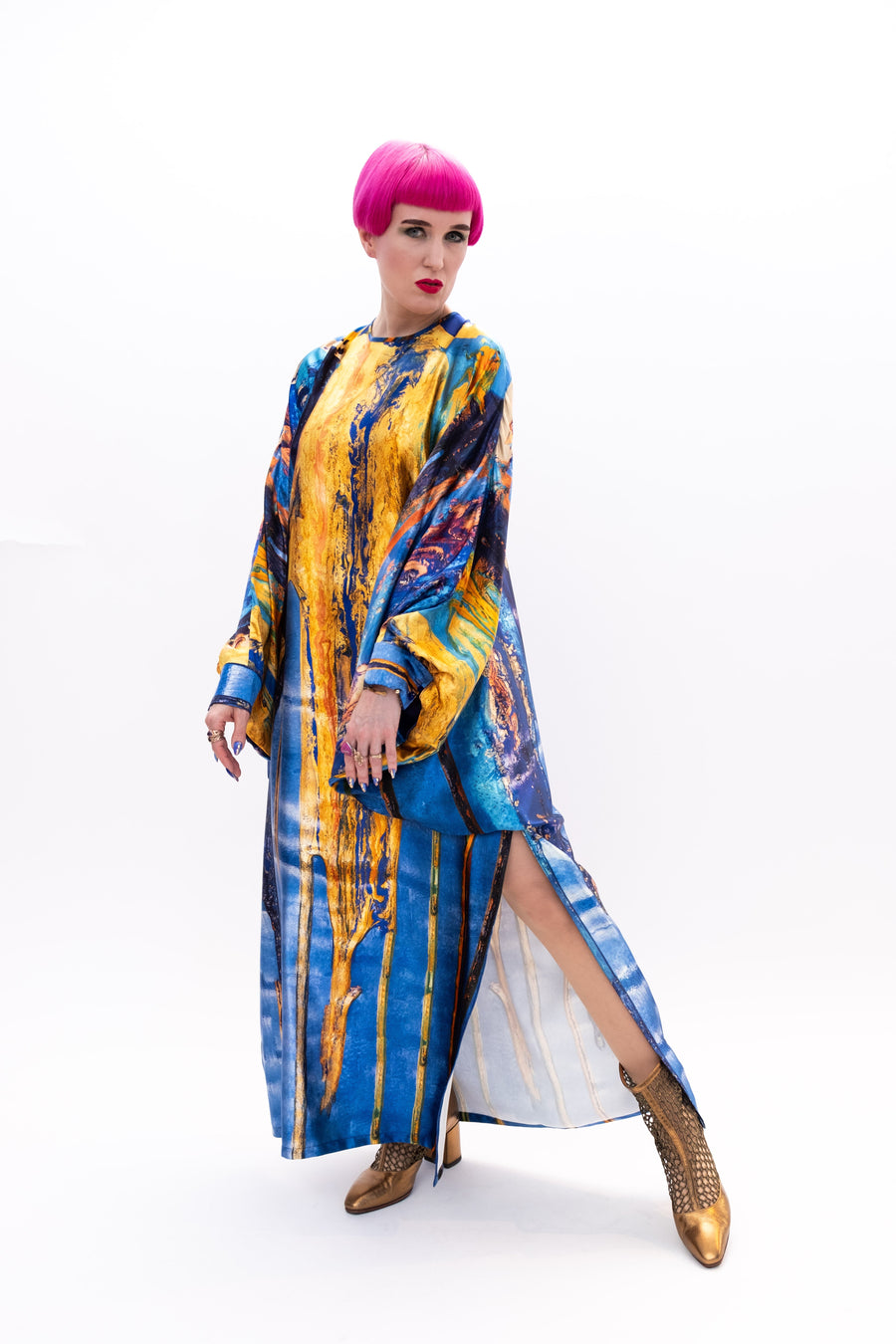 Blue Dress Art Print