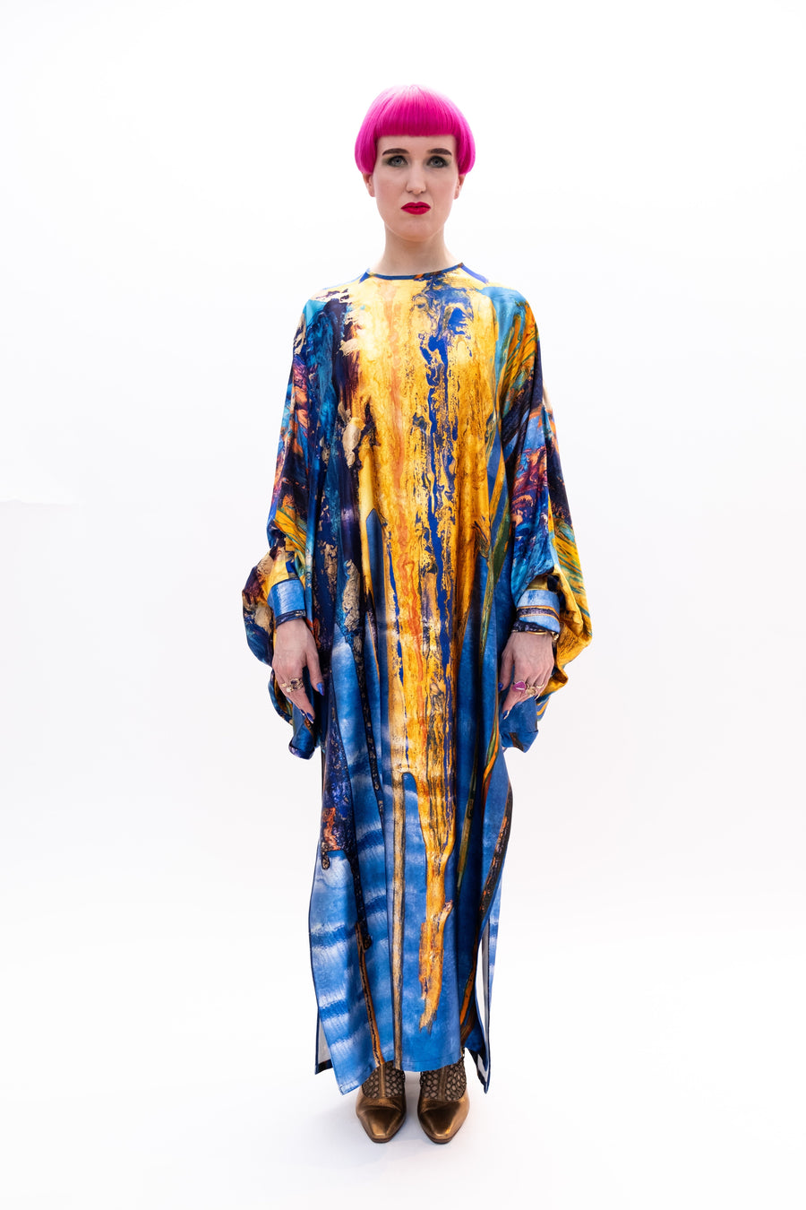 Blue Dress Art Print